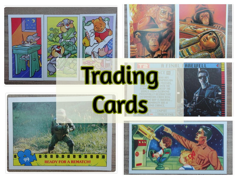 trading cards and bubble gum cards