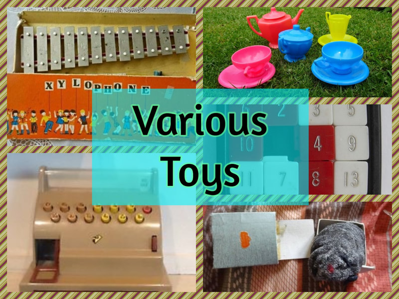 various toys that don't fit any where else! 